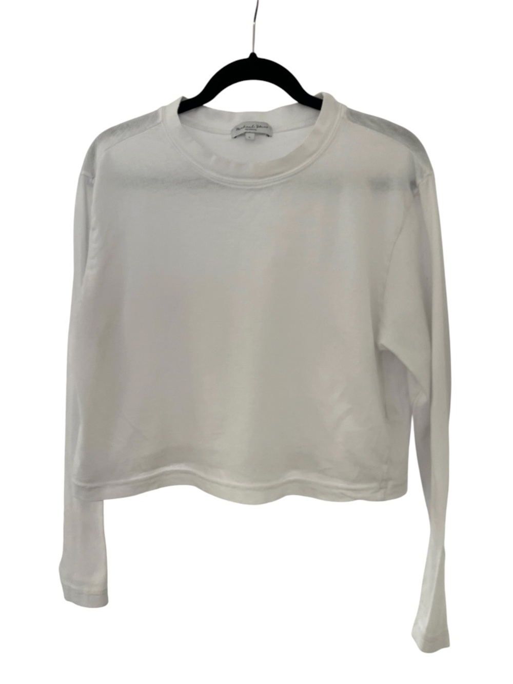 Everyday Essential Michael Stars Cropped Long Sleeve Tee (L)